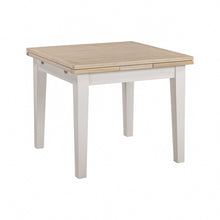 Marlborough Natural Linen Square Extending Dining Table