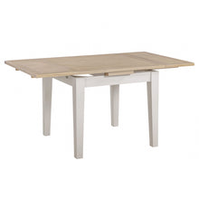 Marlborough Natural Linen Square Extending Dining Table