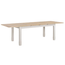 Marlborough Natural Linen 6-10 Seater Extending Dining Table