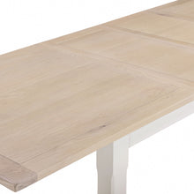 Marlborough Natural Linen 6-10 Seater Extending Dining Table