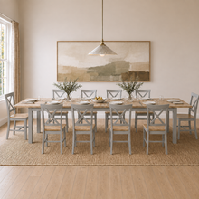 Marlborough Dove Grey 8-12 Extending Dining Table