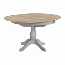Marlborough Dove Grey 4-6 Seater Round Extending Dining Table