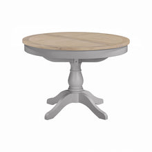 Marlborough Dove Grey 4-6 Seater Round Extending Dining Table
