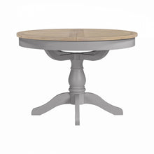 Marlborough Dove Grey 4-6 Seater Round Extending Dining Table
