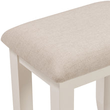 Marlborough Natural Linen Dressing Table Stool