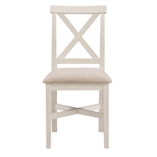 Marlborough Natural Linen Upholstered Country Dining Chair