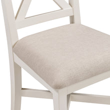 Marlborough Natural Linen Upholstered Country Dining Chair
