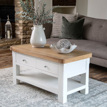 Clover Painted Coffee Table