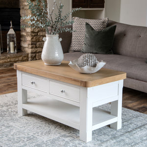 Clover Painted Coffee Table