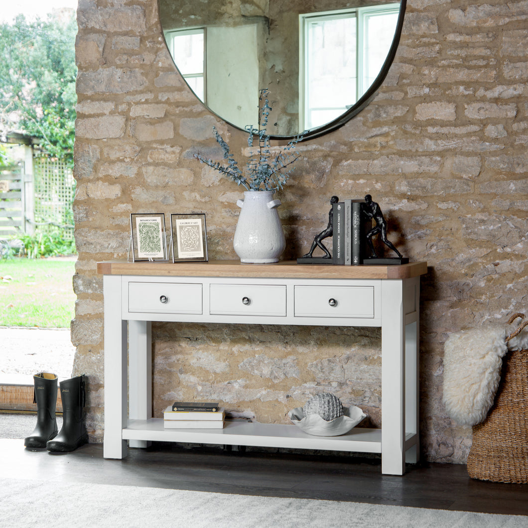 Clover Painted Large Console Table