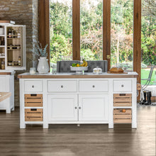 Clover Painted Large Kitchen Island