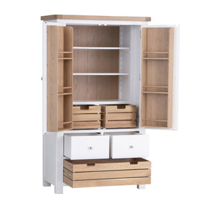 Clover Painted Double Larder