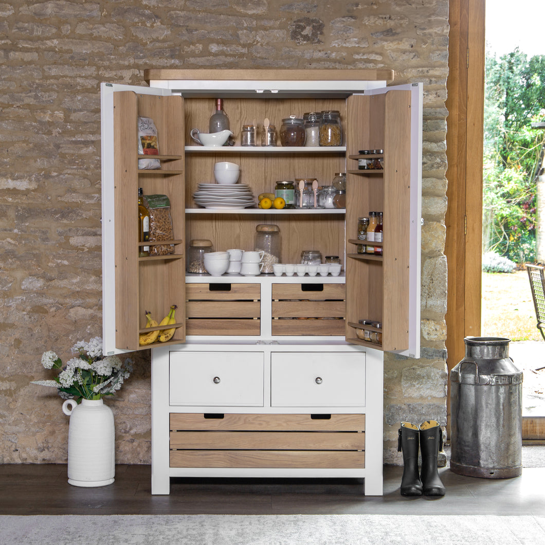 Clover Painted Double Larder