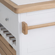 Clover Painted Small Kitchen Island