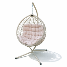 Cairns Deluxe Rope Hanging Egg Chair | Cream