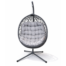 Cairns Deluxe Rope Hanging Egg Chair | Grey
