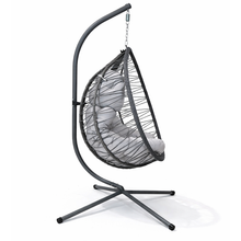 Cairns Deluxe Rope Hanging Egg Chair | Grey