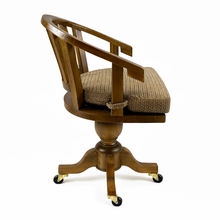 Oxford Light Pine Captain Swivel Office Chair