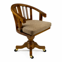 Oxford Light Pine Captain Swivel Office Chair