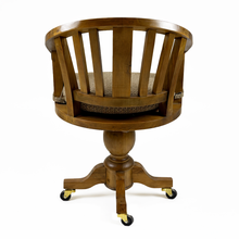 Oxford Light Pine Captain Swivel Office Chair