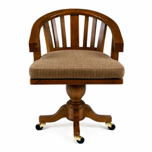 Oxford Light Pine Captain Swivel Office Chair