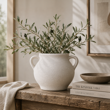 Small Double Handle Ceramic Vase