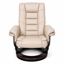Charlton Swivel Recliner & Footstool | Beige