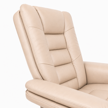 Charlton Swivel Recliner & Footstool | Beige