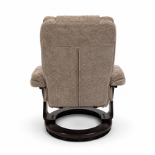Charlton Swivel Recliner & Footstool | Khaki