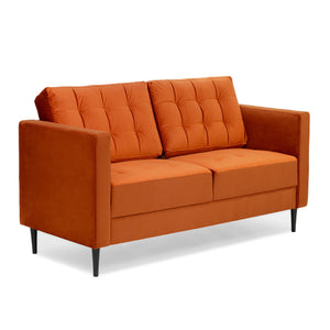 Chelsea Velvet Rust 2 Seater Sofa