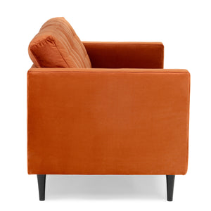 Chelsea Velvet Rust 2 Seater Sofa