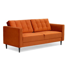 Chelsea Velvet Rust 3 Seater Sofa