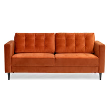 Chelsea Velvet Rust 3 Seater Sofa