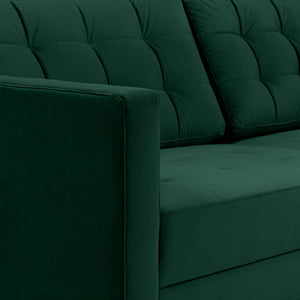 Chelsea Velvet Green 2 Seater Sofa