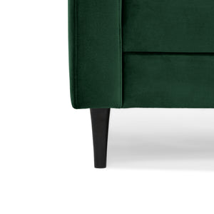 Chelsea Velvet Green 3 Seater Sofa