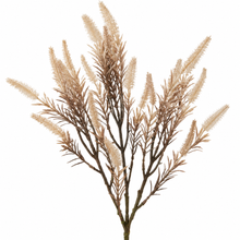 Coffee Cream Flocked Veronica Spray detail showing cream spikes and coffee-toned foliage