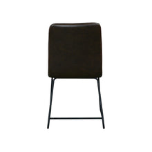 Louis Faux Leather Dining Chair | Dark Brown