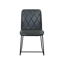 Louis Faux Leather Dining Chair | Grey
