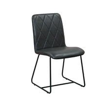 Louis Faux Leather Dining Chair | Grey