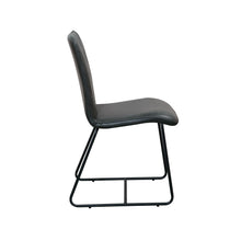 Louis Faux Leather Dining Chair | Grey