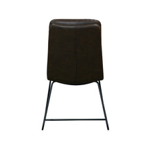Alexander Faux Leather Dining Chair | Dark Brown