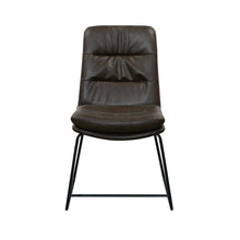 Alexander Faux Leather Dining Chair | Dark Brown