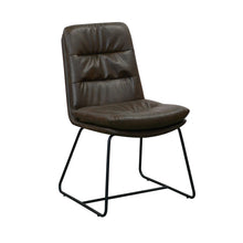 Alexander Faux Leather Dining Chair | Dark Brown