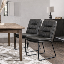 Alexander Faux Leather Dining Chair | Grey