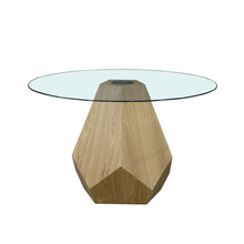 Aura Noir Hex Dining Table | Natural