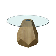 Aura Noir Hex Dining Table | Natural