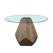 Aura Noir Hex Dining Table | Walnut