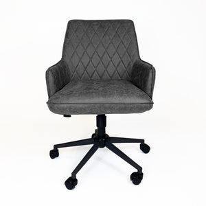 Industrial Diamond Office Chair | Grey