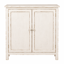 Heritage Distressed Chalk White Two Door Cabinet