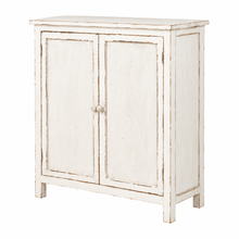 Heritage Distressed Chalk White Two Door Cabinet